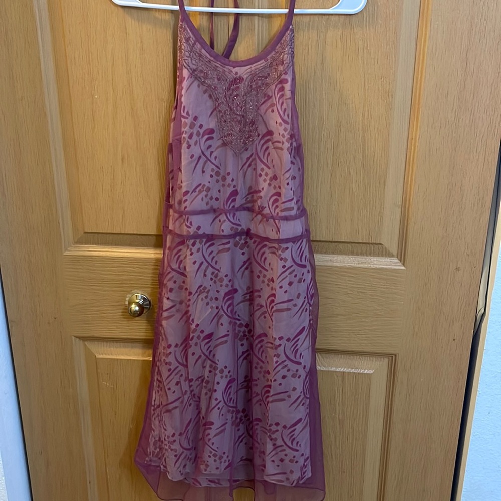 Free People Side Zip halter dress